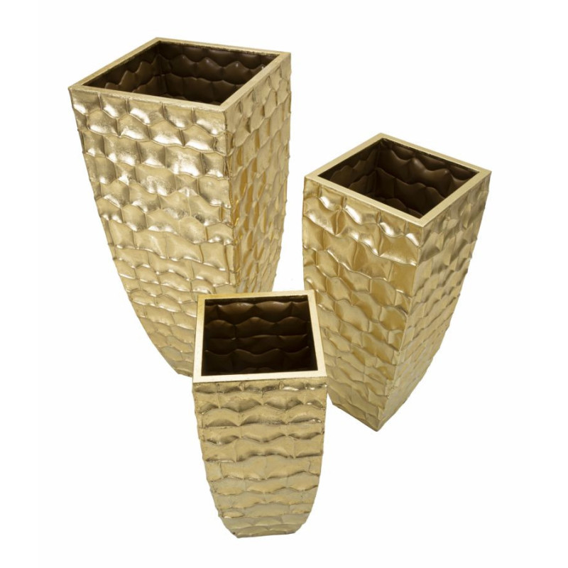 Porta Vasi Glody Tris cm 38x38x94-30,5x30,5x76-23x23x63