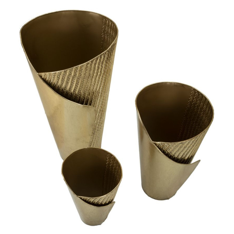 Porta Vasi Flosty Tris cm 39x42x75-32x32x55-25x25x35