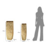 Porta Vasi Squer Coppia cm 34x34x90-25x25x78