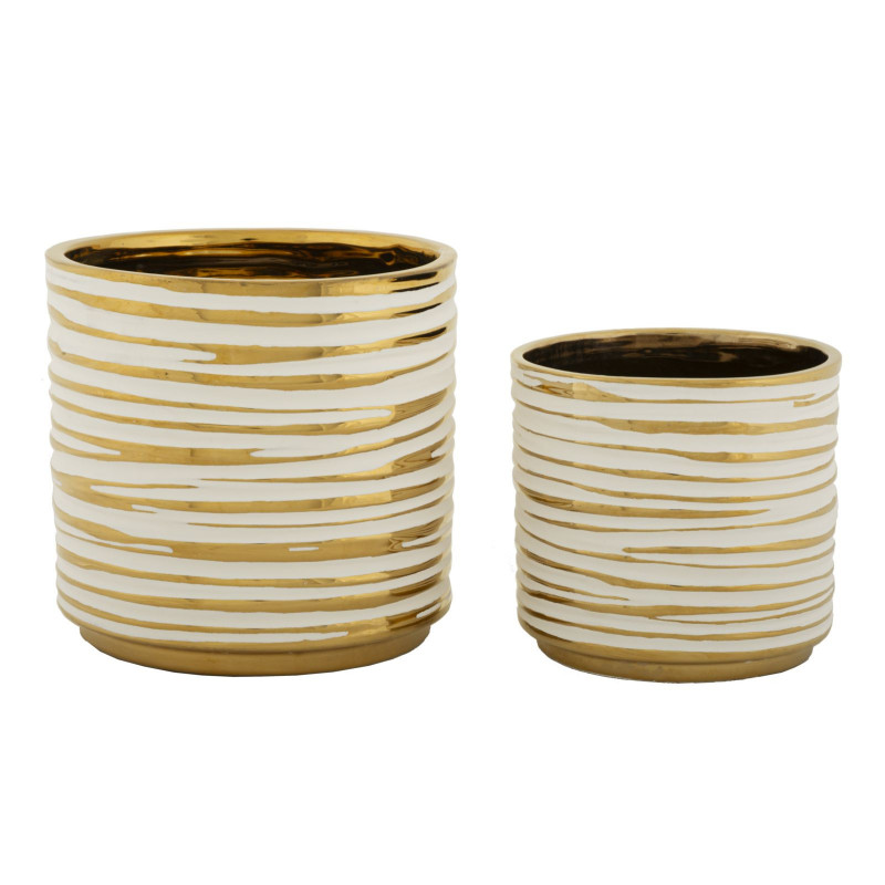 Porta Vasi Coppia Blom cm ø 23x22-18x17,5