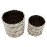 Porta Vasi Coppia Ray cm ø 22,5x24-18x19