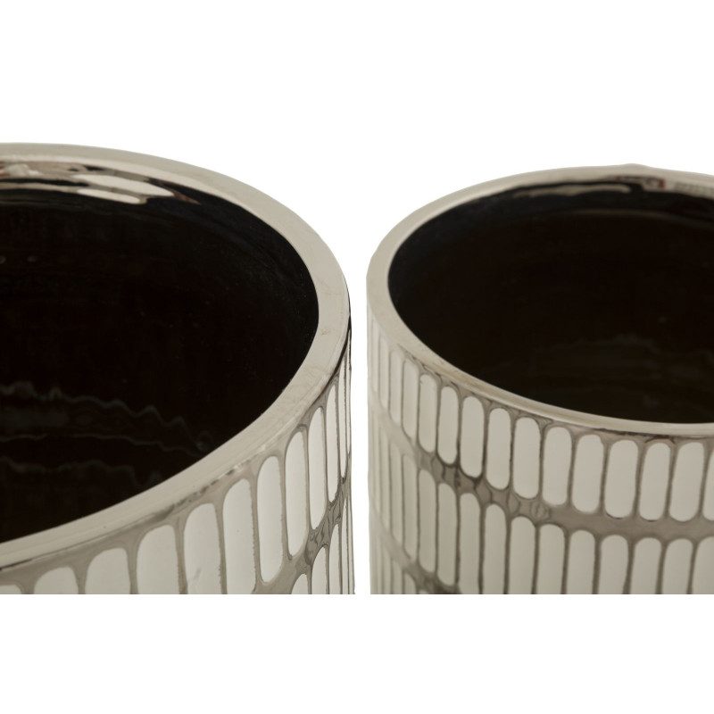 Porta Vasi Coppia Ray cm ø 22,5x24-18x19