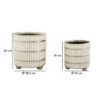 Porta Vasi Coppia Ray cm ø 22,5x24-18x19