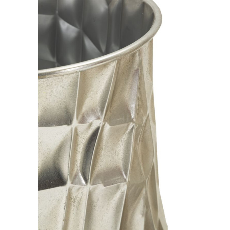 Porta Vasi Silver Set 3 Pz cm ø 35x38,5-27,5x33-18,5x26,5