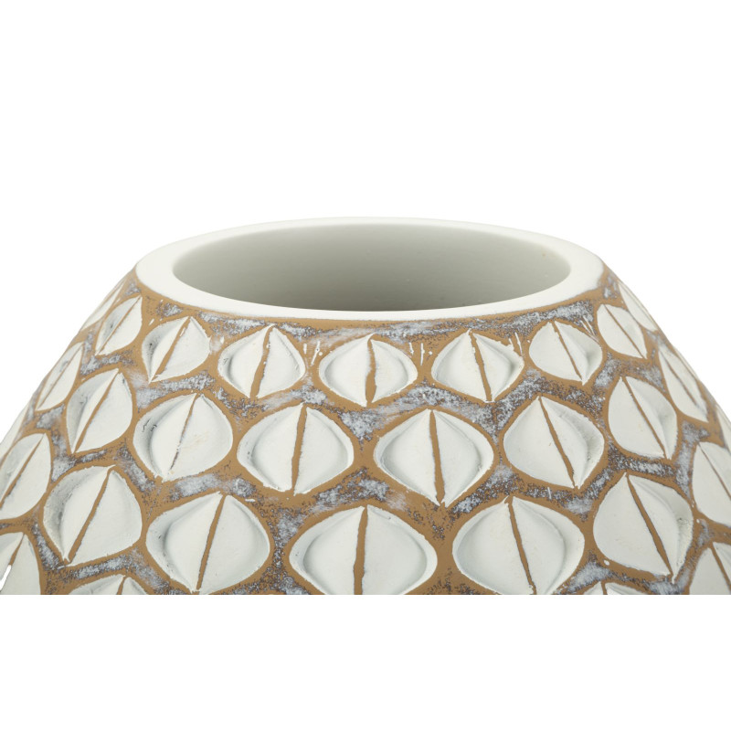 Vaso Resina Tibet cm ø 27x27