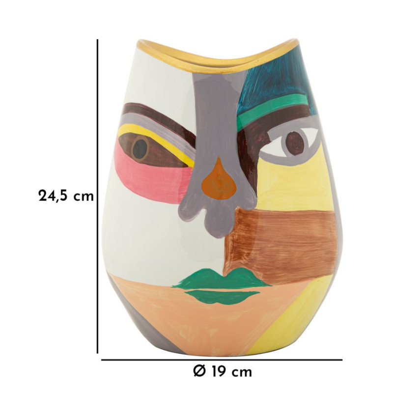 Vaso Piccassy Color Fat cm ø 19x24,5