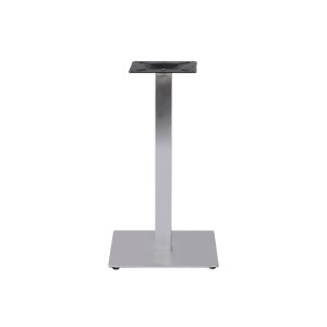 Zoom Basamento A Piastra Piatta Acciaio Satinato Moia