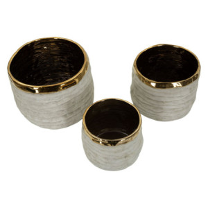 Zoom Cachepot Lima Alti Tris cm ø 23x17,5-18,5x15-15x12,5