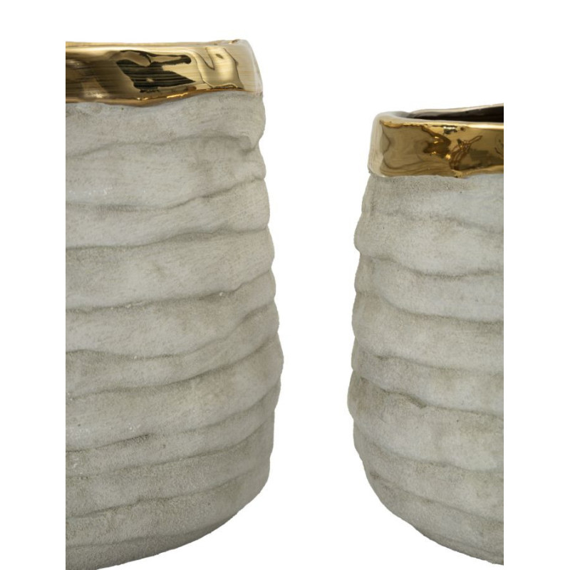 Cachepot Lima Alti Tris cm ø 23x17,5-18,5x15-15x12,5