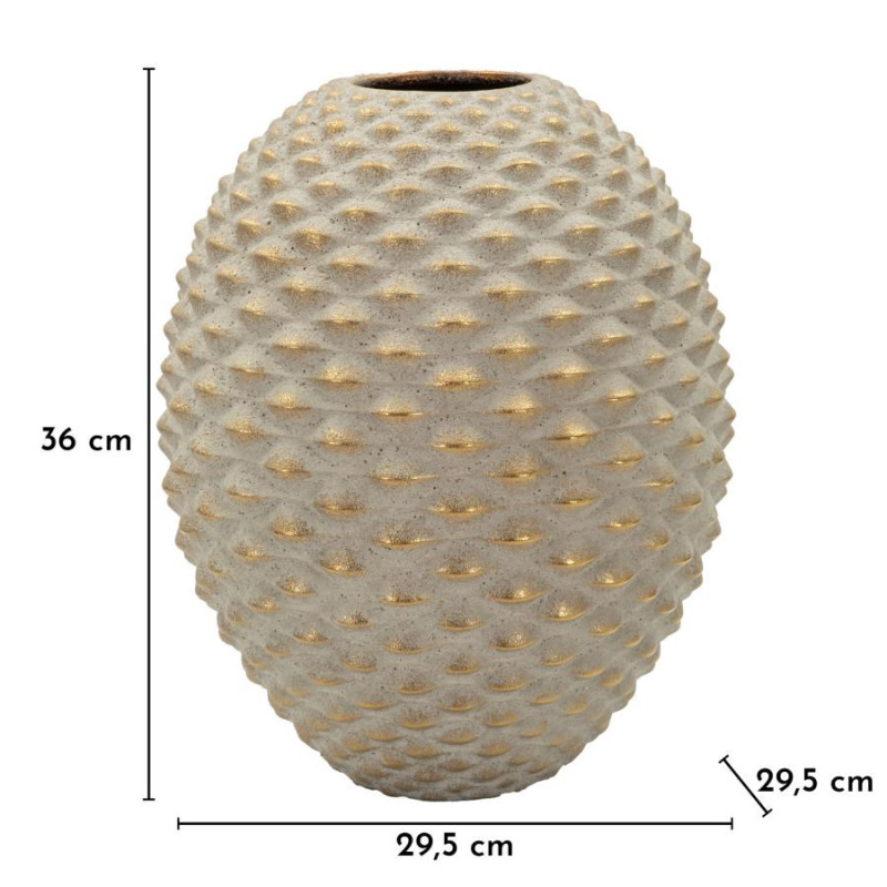 Vaso Pepipas Ball cm ø 29,5x36 (apertura cm ø 8,5)