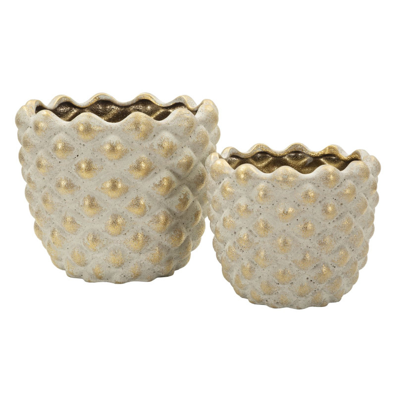 Cachepot Pepitas Coppia cm ø 23x18-18,5x15,5 (apertura cm ø 19-14)