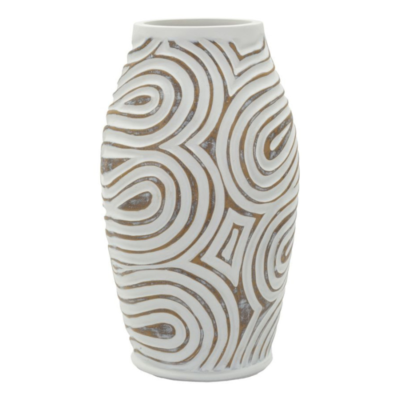 Vaso Resina Oblix cm ø 19,5x35 (apertura cm ø 10,5)