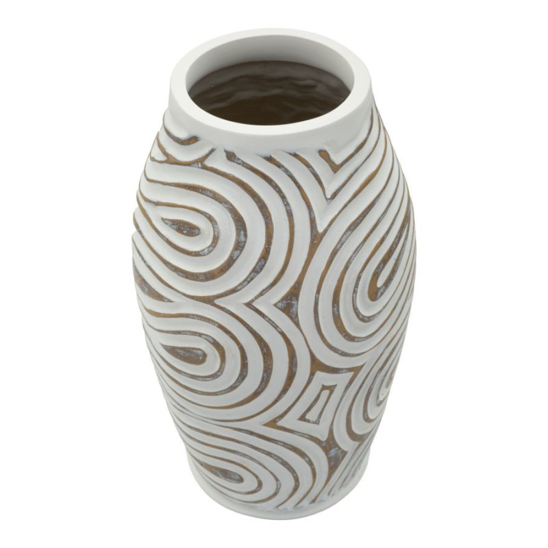 Vaso Resina Oblix cm ø 19,5x35 (apertura cm ø 10,5)