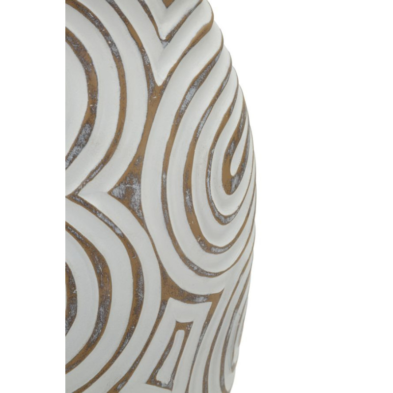 Vaso Resina Oblix cm ø 19,5x35 (apertura cm ø 10,5)