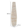 Vaso Resina Hanoi cm ø 17x68,5 (apertura cm ø 6)