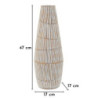 Vaso Resina Hanoi cm ø 17x47 (apertura cm ø 6)