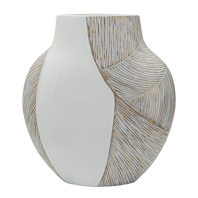 Vaso Resina Ho Chi Minh cm 35x13,5x37,5 (apertura cm 16x6)
