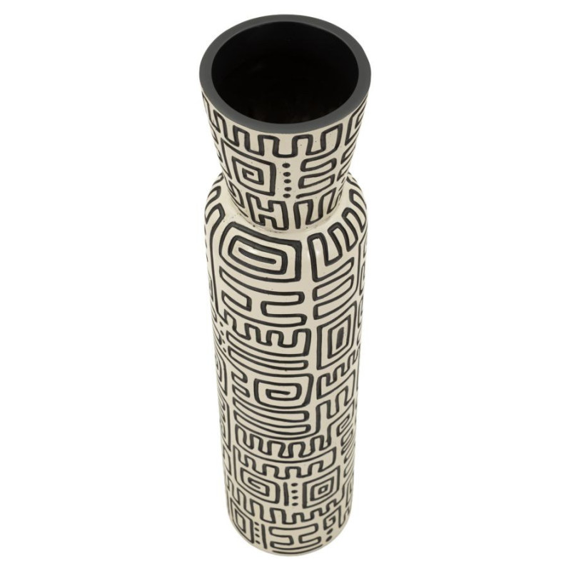 Vaso Resina Nairobi cm ø 15,5x65 (apertura cm ø 11,5)