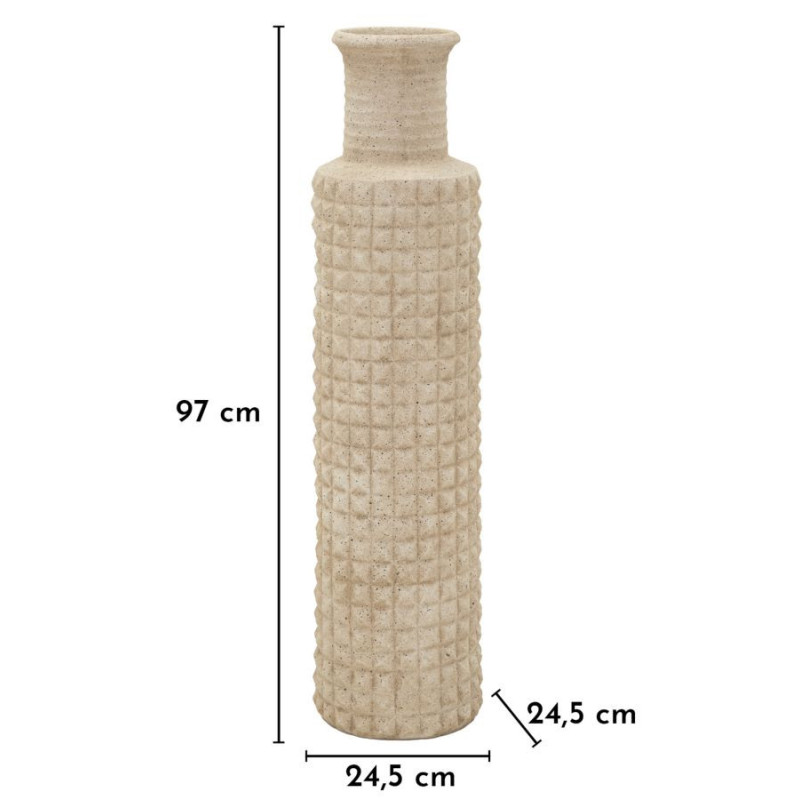 Vaso Da Esterno Sand cm ø 24,5x97 (apertura cm ø 14)