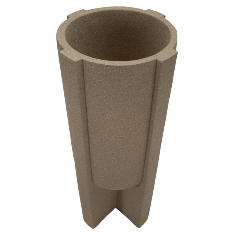 Porta Vaso Da Esterno Moai cm ø 42x101 (apertura cm ø 34)