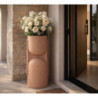 Porta Vaso Da Esterno Nui cm 38x36x91 (apertura cm ø 29)