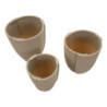 Cachepot Da Esterno Peru' Tris cm ø 43x47-36x41,5-30,5x34,5 (aper. Cmø27-33-39)