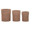 Cachepot Da Esterno Colombia Tris cm ø 41,5x50-36x45-30,5x39,5(aper.cmø27-32-37)