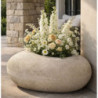 Porta Vaso Da Esterno Stone cm 78,5x56x33,5 (apertura cm ø 28)
