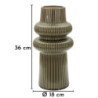 Vaso Harmony cm ø 18x36 (apertura cm ø 8)