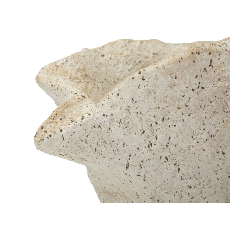 Vaso Shell Sand -b- cm 35x23x18 (apertura cm ø 17x14)