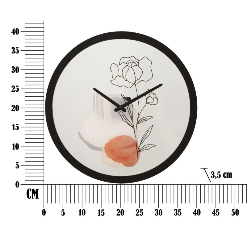 Orologio Da Muro Flower -a- cm ø 40x3,5