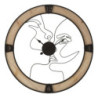 Orologio Da Muro Couple cm ø 60x3