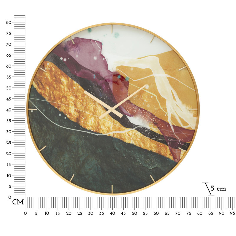 Orologio Glassortiti Mity cm ø 80x5