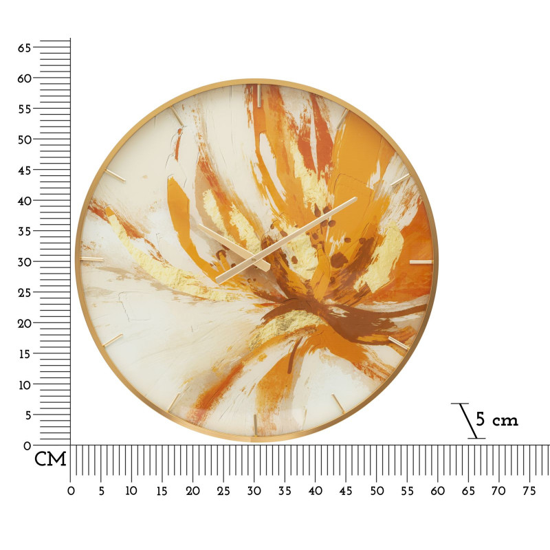 Orologio Glassortiti Toply cm ø 60x5