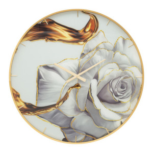 Orologio Glassortiti Rose cm ø 80x5