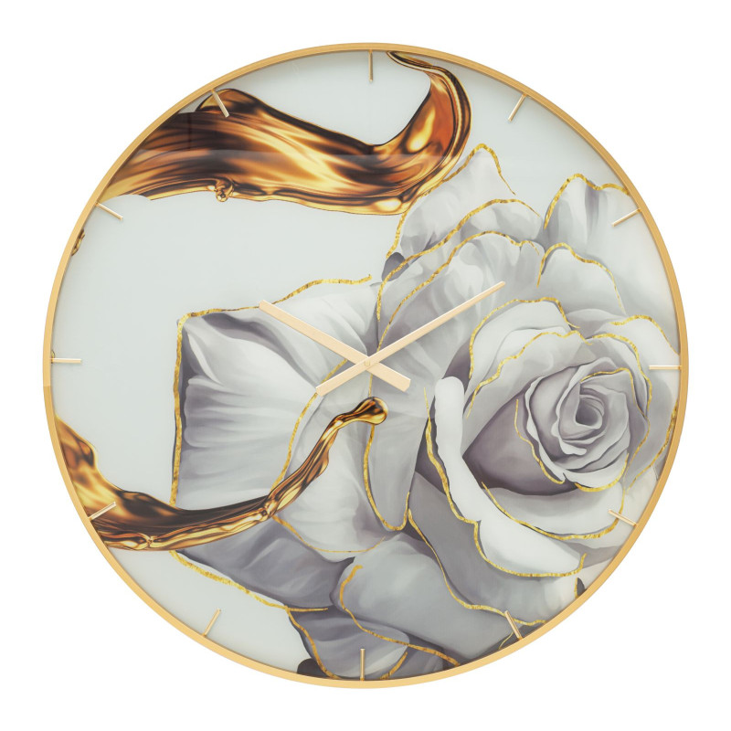 Orologio Glassortiti Rose cm ø 80x5