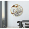 Orologio Glassortiti Rose cm ø 80x5