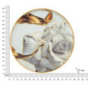 Orologio Glassortiti Rose cm ø 80x5