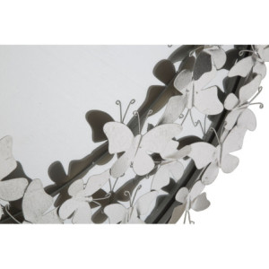 Zoom Specchio Farfalle Round Silver cm ø 91x3x94