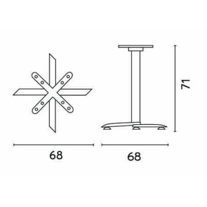 Zoom Base Pieghevole Autolivellante Antracite Moia