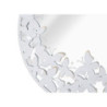 Specchio Rotondo White Butterfly cm 62,5x2,3
