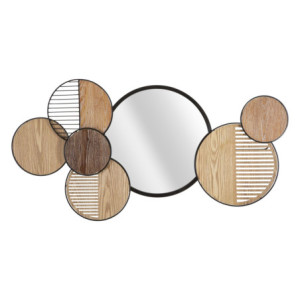 Specchio Da Muro Woody cm 123,2x4,4x63,5