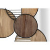 Specchio Da Muro Woody cm 123,2x4,4x63,5