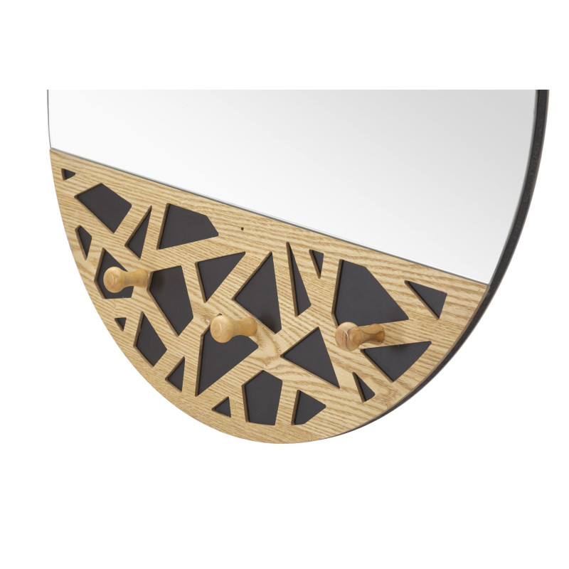 Specchio Da Muro Con App-abiti Carv cm 60x5,3x90