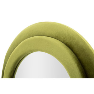 Zoom Specchio Da Muro Miki Velluto Verde cm 60x4x160