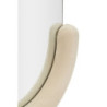 Specchio Da Muro Chantal Velluto Crema cm 60x7x160