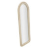 Specchio Da Muro Cloe Velluto Crema cm 60x4x160