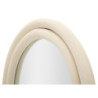 Specchio Da Muro Cloe Velluto Crema cm 60x4x160