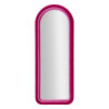 Specchio Da Muro Cloe Velluto Fuxia cm 60x4x160