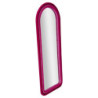Specchio Da Muro Cloe Velluto Fuxia cm 60x4x160